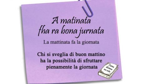 A Matinata: detto in dialetto conflentese