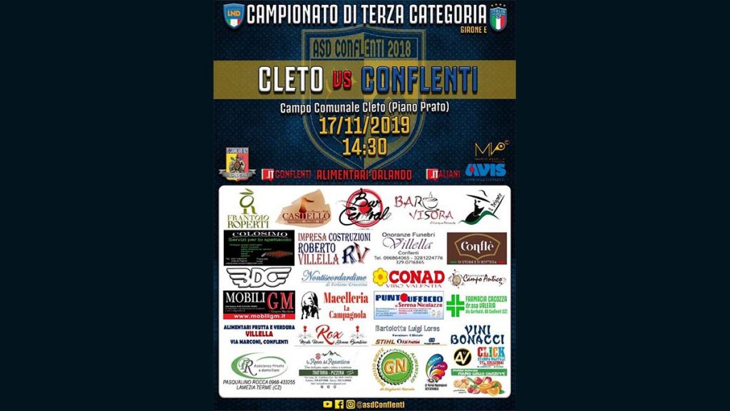Cleto vs conflenti