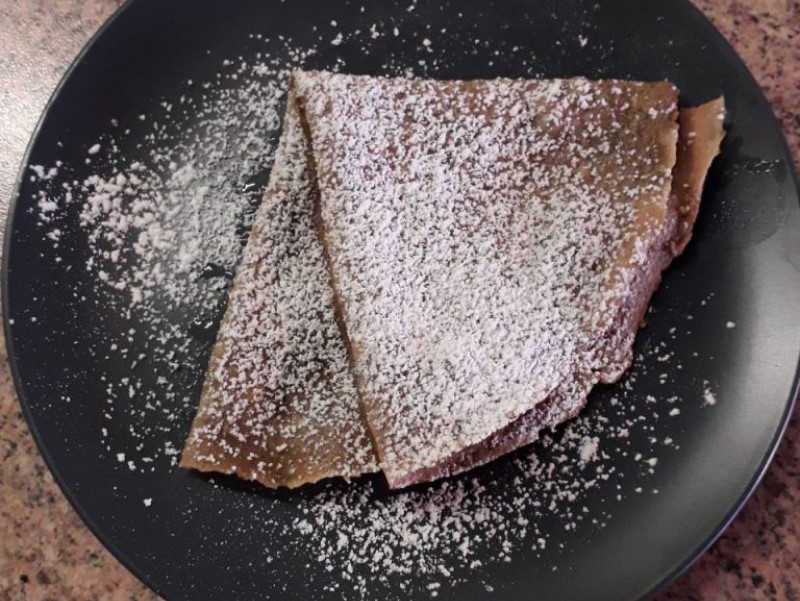 Crepes di castagna finita