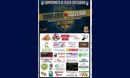Locandina Partita asd conflenti vs atlhetic gizzeria