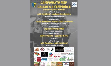 Calendario Femminile girone andata