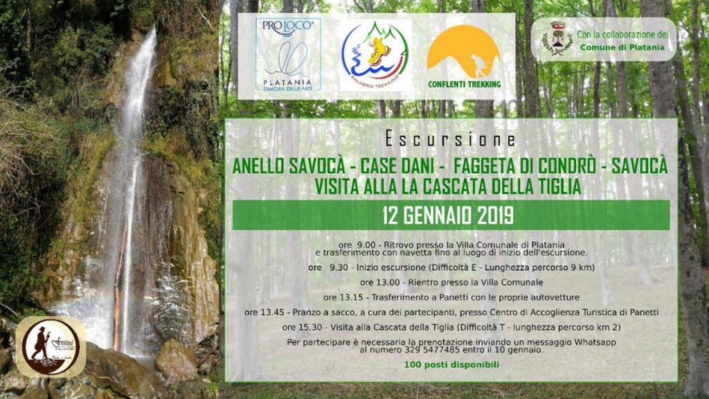 Escursione organizzata da conflenti trekking