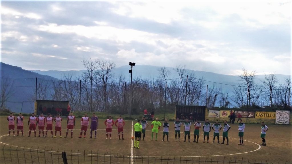 Partita Aiello Conflenti: squadre in campo
