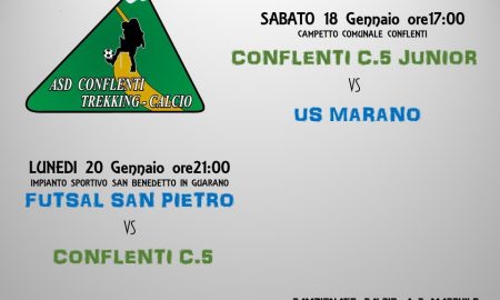 Partita Trekking Lunedì: futsal San pietro vs conflenti c.5
