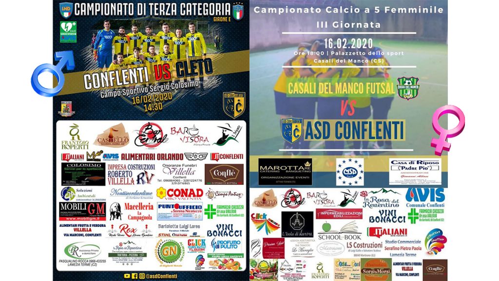 doppio appuntamento: due partite