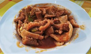 Piatto di Trippa al pomodoro