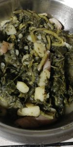 Crocchette di riso, Verdura Con Cotiche;, frittelle di fiori di zucca