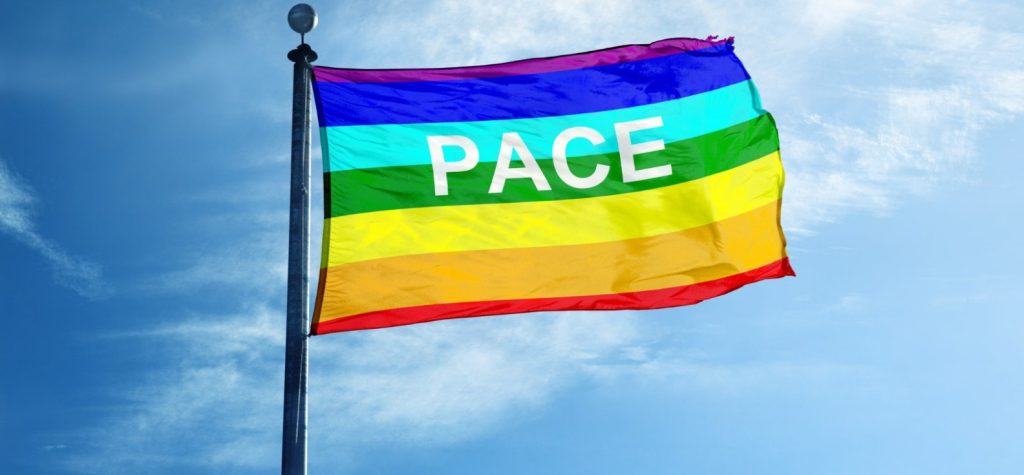 Guerra. Bandiera Della Pace