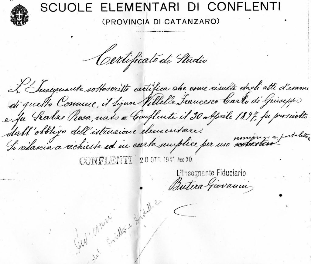 Certificato Di Studio