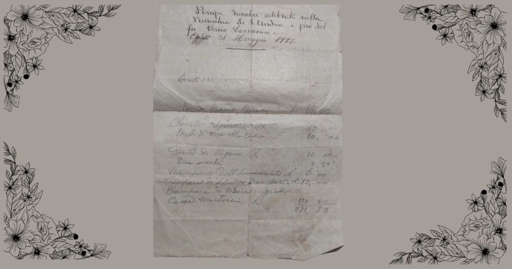 Funerale Lettera