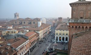 Polesani in visita a Ferrara - Ferrara Con Foschia
