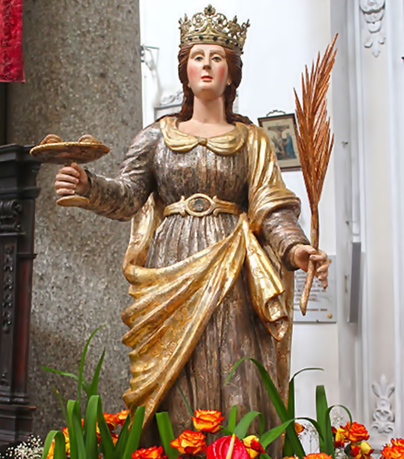 Santa Lucia - statua di Santa Lucia 