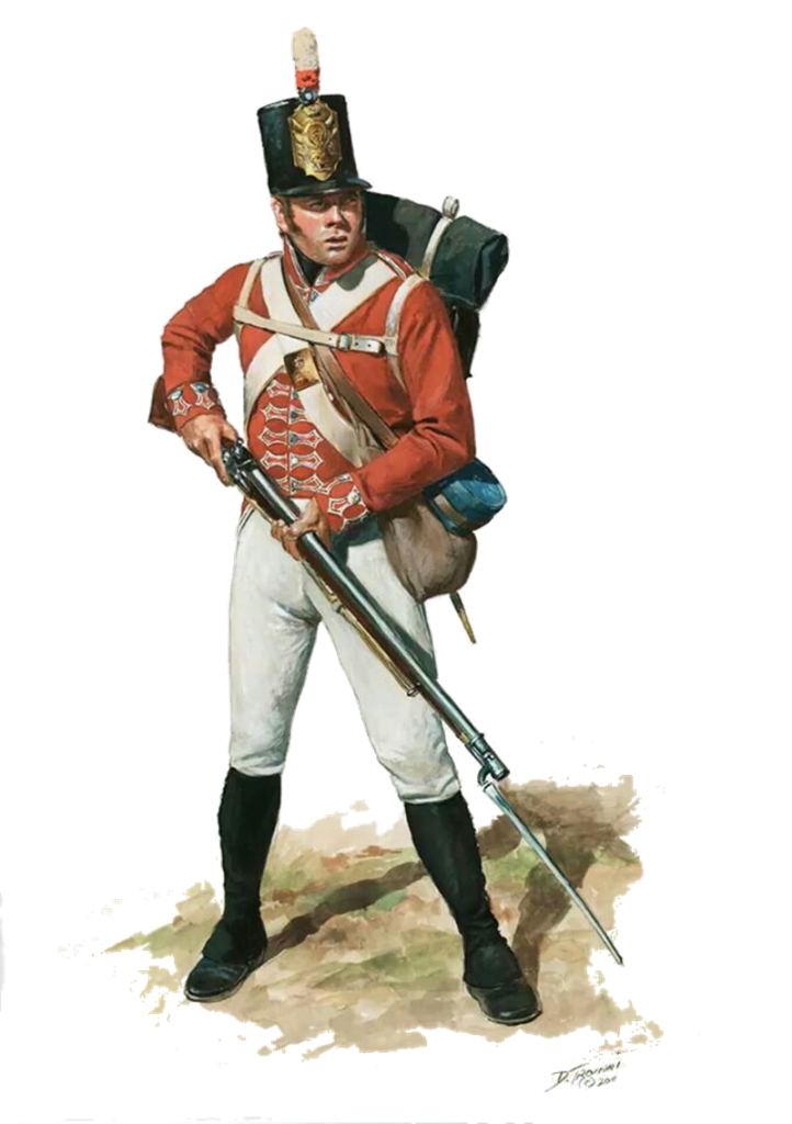 Napoleone contro Crespino - Soldato napoleonico