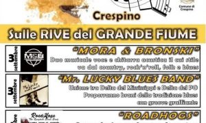 Festival blues a Crespino - Blues e locandina dell'evento a Crespino