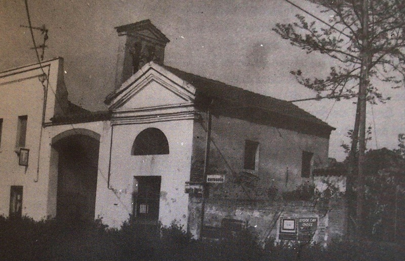 Oratorio di Santa Lucia - Cappella in una foto antica