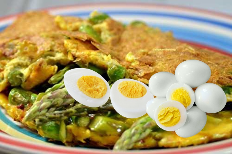 Asparagi con le uova - Omelette e asparagi