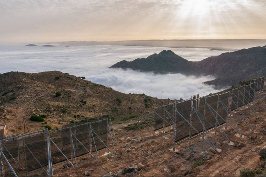 Pannelli che producono acqua dalla nebbia- Pannelli che trasformano la Nebbia