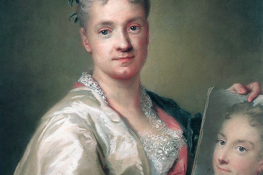 Rosalba Carriera -autoritratto della pittrice