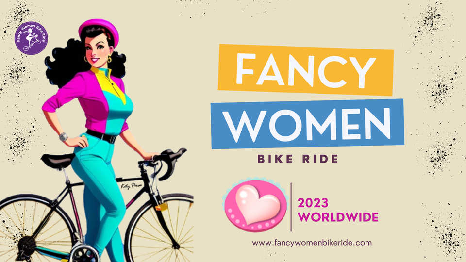 Fancy Women Bike Ride- Bike In nel logo