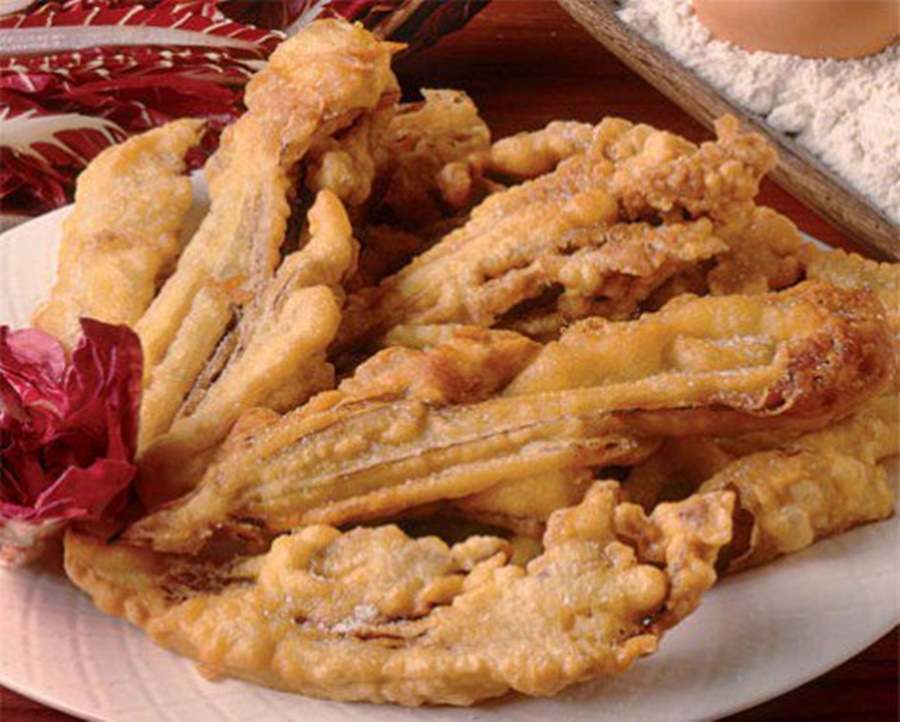 Radicchio rosso fritto - Radicchio con pastella e Birra