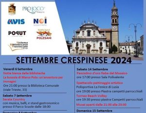 Settembre crespinese - locandina