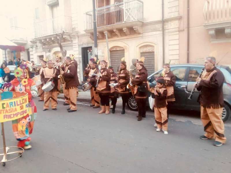 Carnevale Francofonte- banda che suona