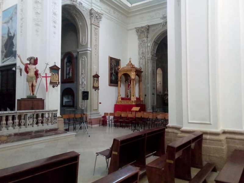 Statua San Sebastiano In Chiesa