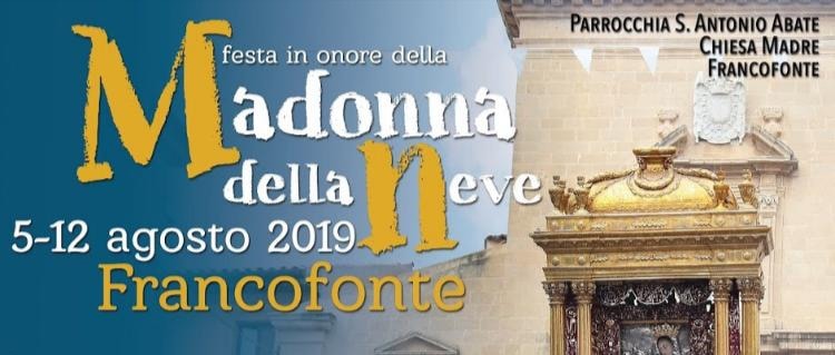 Madonna Della Neve Festa Logo