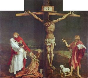 Pasqua nell'arte Crocifissione Mathis Gothart Grünewald