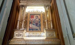 Madonna Della Neve Esposta In Chiesa Madre