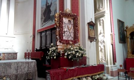 Madonna Delle Neve Esposta In Chiesa Madre