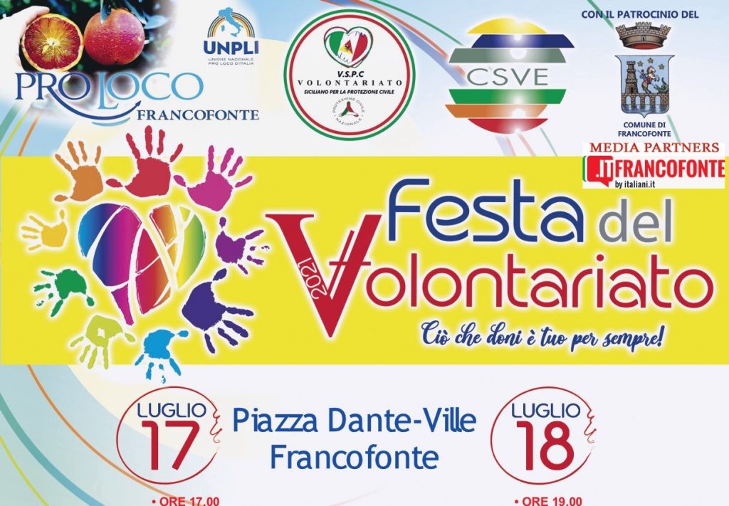 Locandina Ufficiale Festa Del Volontariato