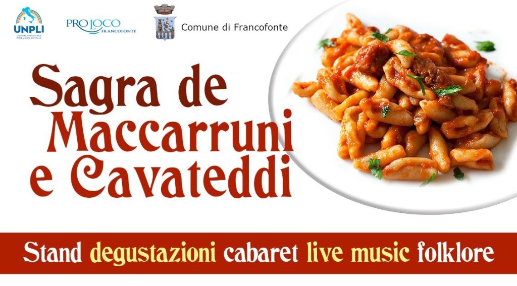 Sagra Maccarruni E Cavateddi