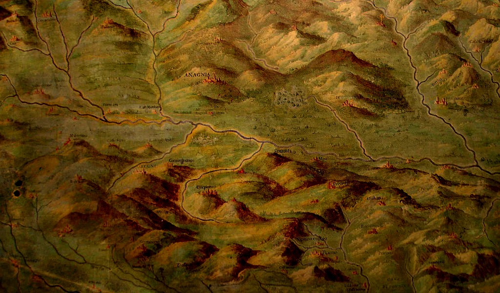 storia di Frosinone- cartina antica