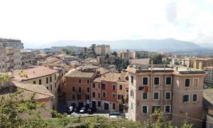 raccolta differenziata a Frosinone - panorama dall'alto