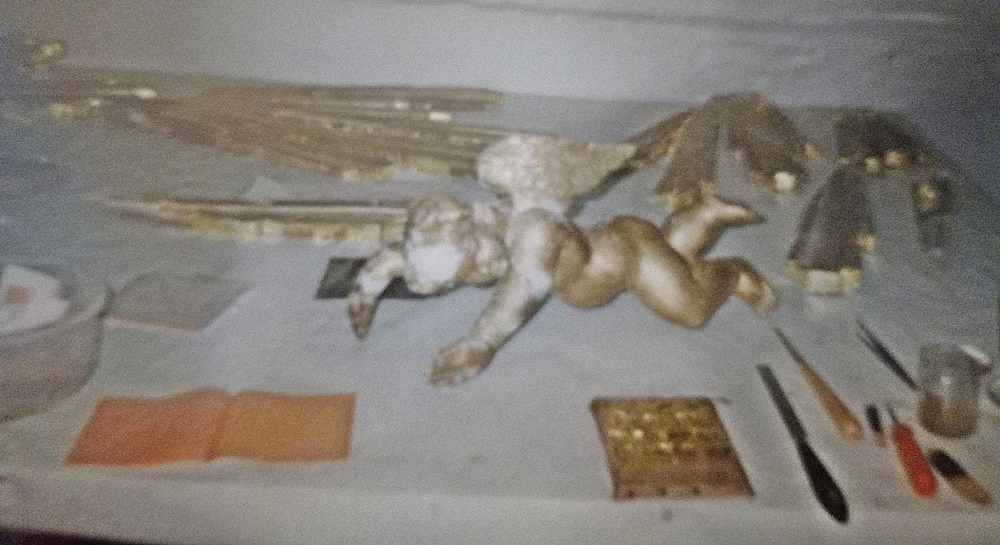 madonna del buon consiglio - vari pezzi scomposti