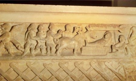 il presepe più antico del mondo - Presepio su sarcofago