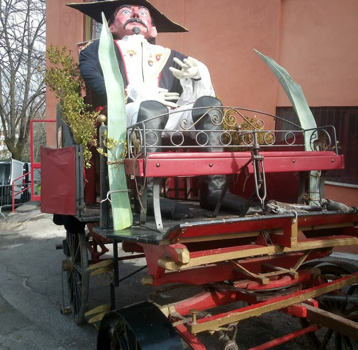 Carnevale in Ciociaria - Radeca con il fantoccio