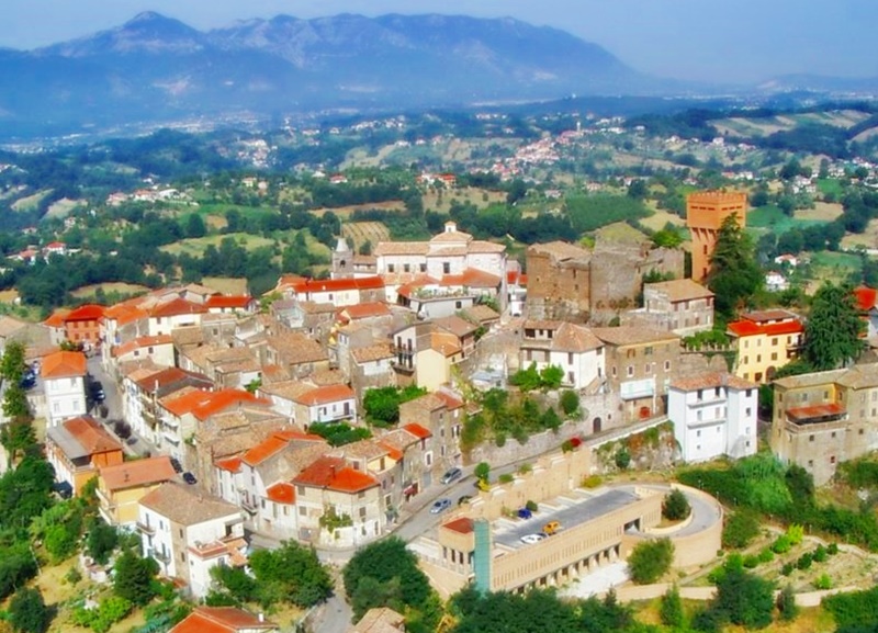 Arnara - Arnara fotografata dall'alto
