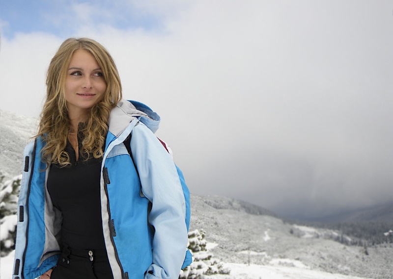 Campocatino non solo sci - ragazza sulla neve