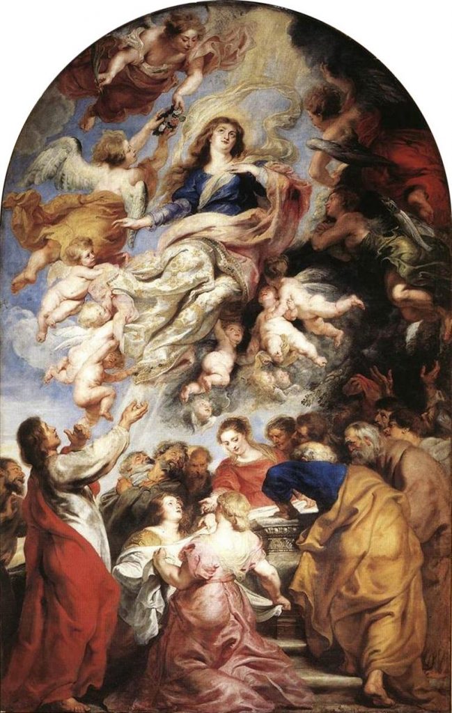 la festa dell'Assunta - dipinto di Rubens