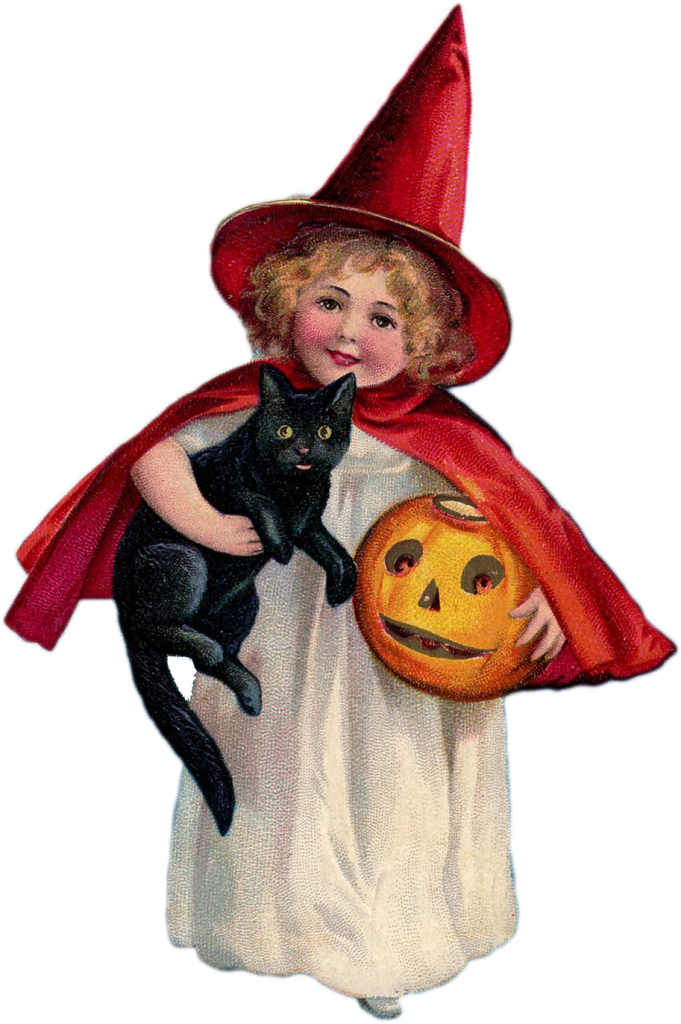 bambina con cappello rosso - Bambina Con Il Gatto nero