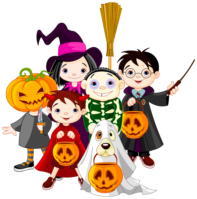 Halloween - Gruppo Di Halloween e zucca