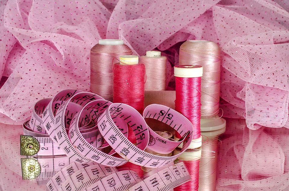 nuances rosa - Centimetro E Rocchetti colorati di rosa