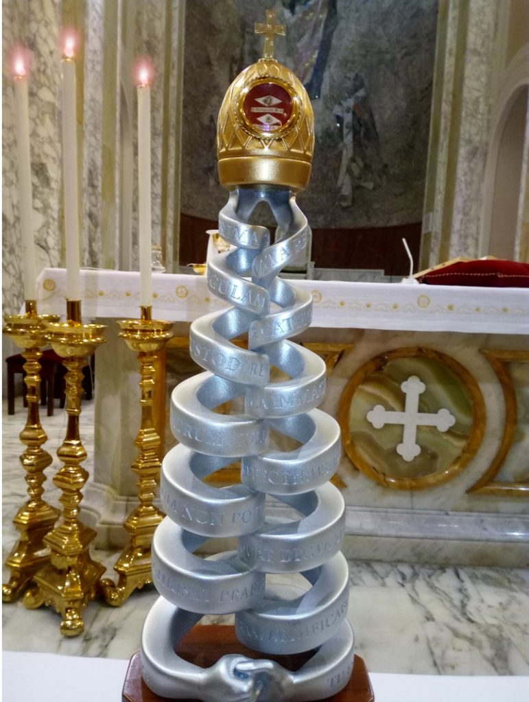 Il Reliquiario Dei Patroni Di Frosinone Diventa Torre Della Pace Itfrosinone