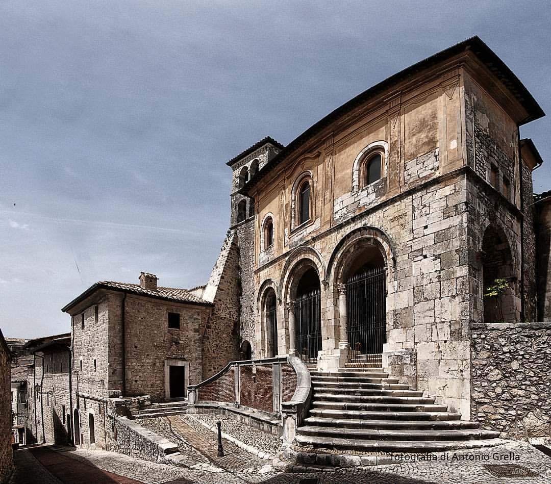 Church of Sant'Erasmo di Veroli - Church of Veroli seen from below