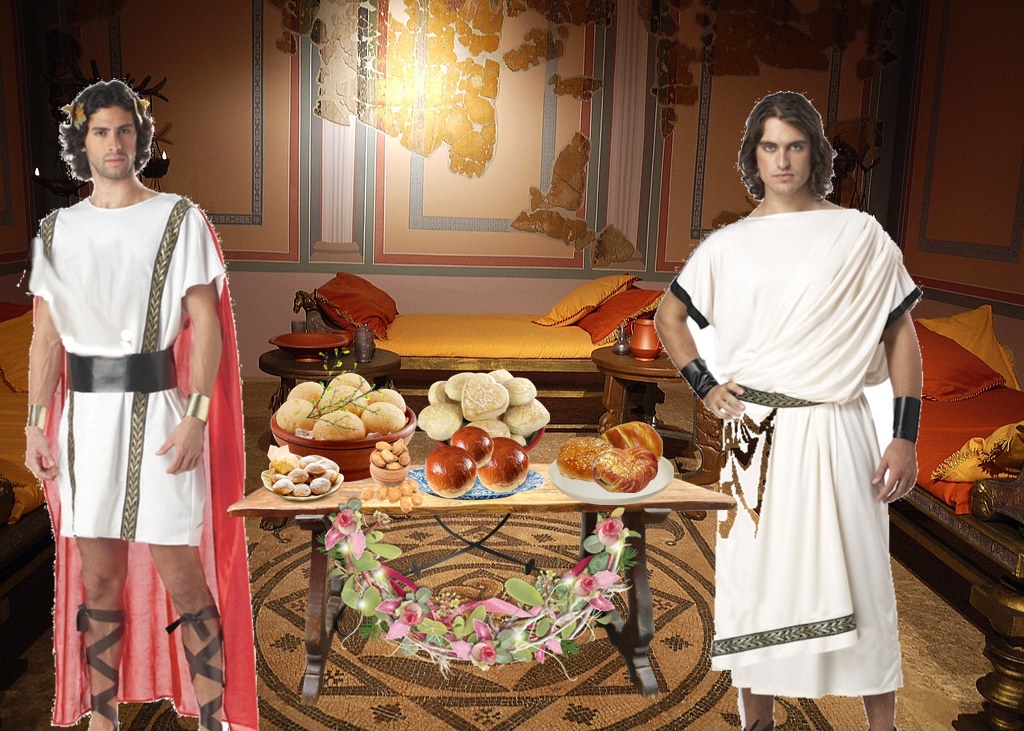 La pasticceria degli antichi romani - Stanza con i pani dolci
