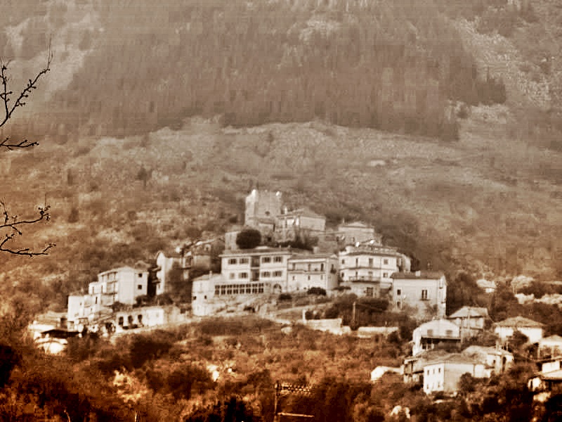 Belmonte Castello - Belmonte in una foto seppiata
