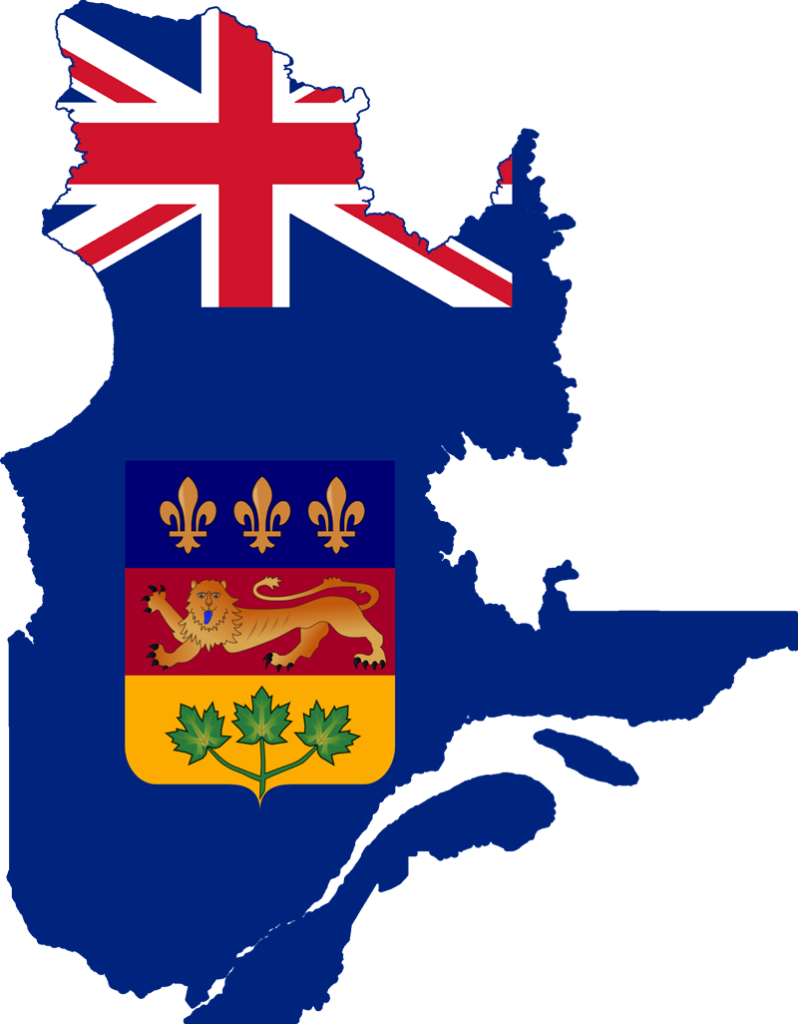Comunità ciociara in Canada - Cartina Del Canada con stemma