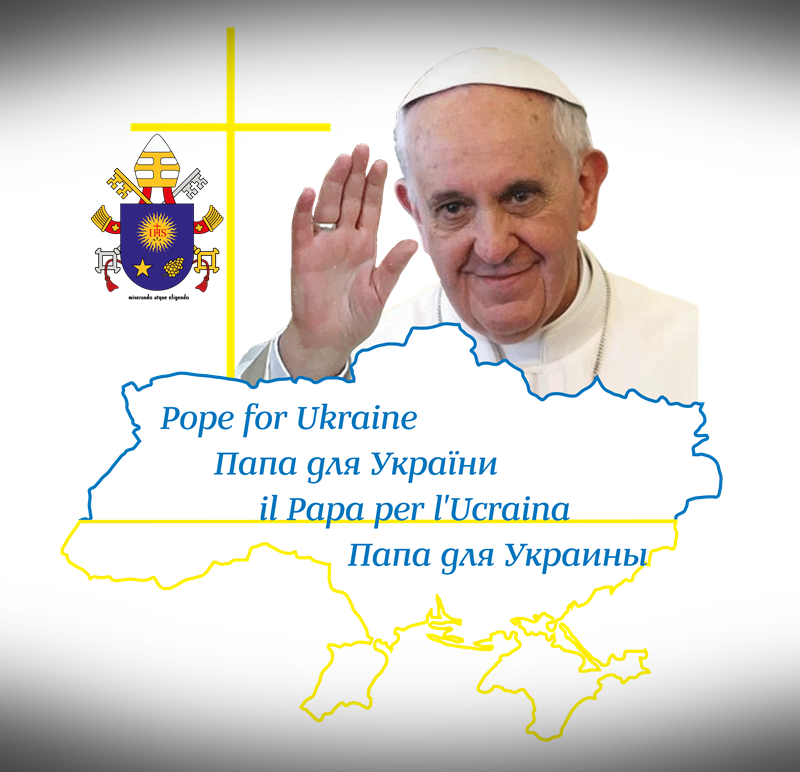 Profughi ucraini a Frosinone - Foto del papa